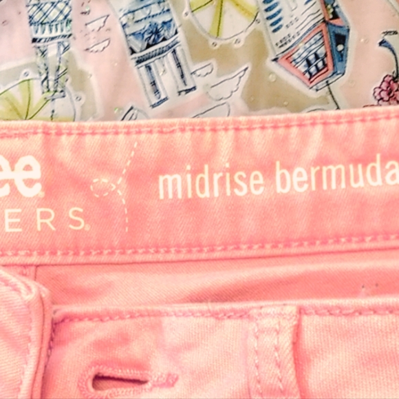 Riders by Lee light pink mid rise Bermuda shorts - Picture 6 of 10